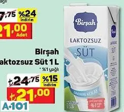 BİRŞAH LAKTOZSUZ SÜT